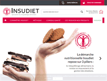 Tablet Screenshot of insudiet.fr